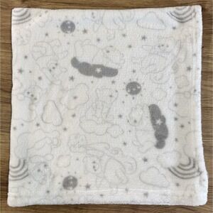 Disney Baby Winnie The Pooh Blanket Neutral Farmhouse White Gray 30" Soft Plush